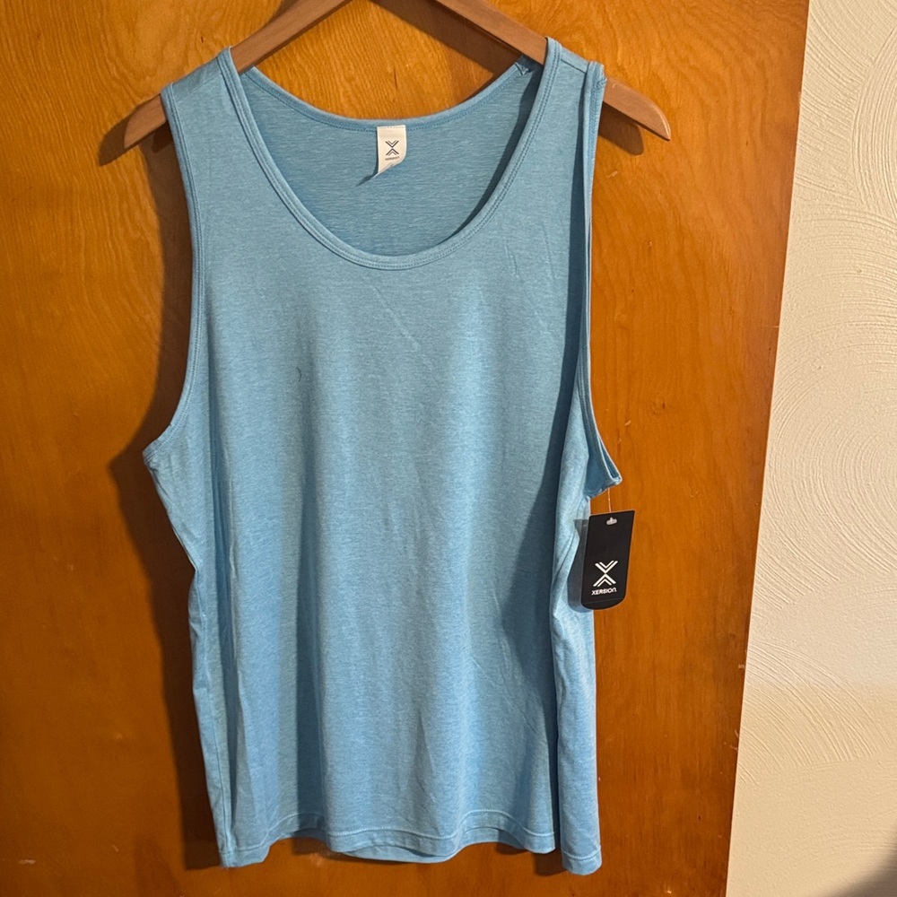 Wicking Tank Top Mens Medium Xersion Blue